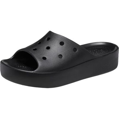 Crocs Classic Platform Slide Black Size 5 UK Women Crocs Classic Platform Slide Black Size 5 UK Women