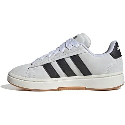 adidas Women's Grand Court Alpha 00S Shoes, Crystal White/core Black/Off White, 6 UK adidas Women's Grand Court Alpha 00S Shoes, Crystal White/core Black/Off White, 6 UK