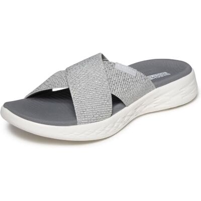 Skechers Women's On-The-Go 600 Glistening Casual Sandals Skechers Women's On-The-Go 600 Glistening Casual Sandals