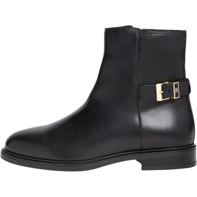 Tommy Hilfiger Women's Th Buckle Leather Ankle Boot Fw0fw09486Ankle Boots Tommy Hilfiger Women's Th Buckle Leather Ankle Boot Fw0fw09486Ankle Boots