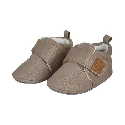 Sterntaler Unisex Baby Crawling Shoes Plain Slippers, Grey-beige, 4 UK Child Sterntaler Unisex Baby Crawling Shoes Plain Slippers, Grey-beige, 4 UK Child