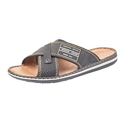 Rieker 21064-01, Men’s Mules, Black (Schwarz/Anthrazit 01), UK (43 EU) Rieker 21064-01, Men’s Mules, Black (Schwarz/Anthrazit 01), UK (43 EU)
