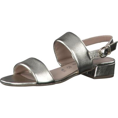 Tamaris Women's 1-28147-42 Heeled Sandals, Light Gold Met, 6 UK Tamaris Women's 1-28147-42 Heeled Sandals, Light Gold Met, 6 UK