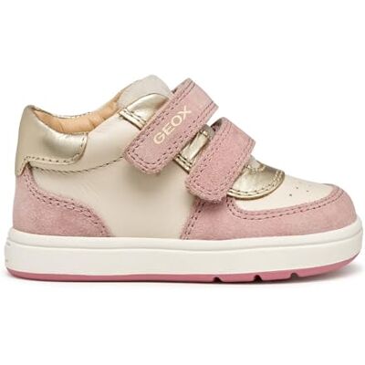 Geox Baby B BIGLIA Girl First Walker Shoe, LT Ivory/Old Rose, 3 UK Child Geox Baby B BIGLIA Girl First Walker Shoe, LT Ivory/Old Rose, 3 UK Child