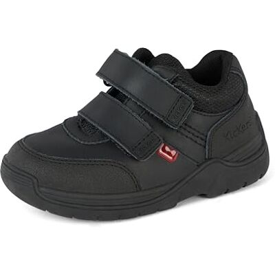 Kickers Infant Unisex Playflex Lo Vel Leather School Shoes, Black, 9 UK Child Kickers Infant Unisex Playflex Lo Vel Leather School Shoes, Black, 9 UK Child