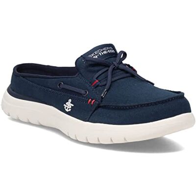 Skechers On-The-go Flex Canvas Mule, Women's Boat Shoe Skechers On-The-go Flex Canvas Mule, Women's Boat Shoe