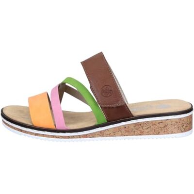 Rieker Women's V3652 Mules, Multicoloured, EU 42 Rieker Women's V3652 Mules, Multicoloured, EU 42
