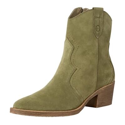 Tamaris Women's Flat Cowboy Boot, Sage, 37 EU Tamaris Women's Flat Cowboy Boot, Sage, 37 EU
