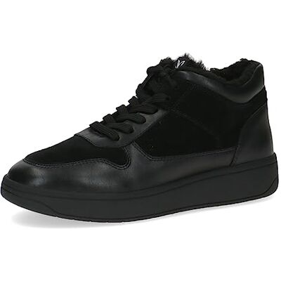 CAPRICE Women's high-top sneakers with lining Winter, Black (Black Comb), 6 UK CAPRICE Women's high-top sneakers with lining Winter, Black (Black Comb), 6 UK
