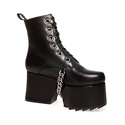 LAMODA Maleficent Chunky Platform Wedge Boots, UK 3 LAMODA Maleficent Chunky Platform Wedge Boots, UK 3