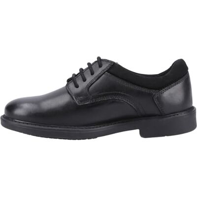 Hush Puppies TOMMY Boys Leather School Shoes Black Hush Puppies TOMMY Boys Leather School Shoes Black