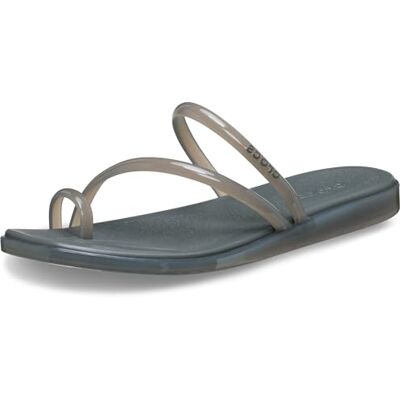 Crocs , Women, Miami Jelly Toe Loop Sandal, Carbon Jelly, 8 UK Women Crocs , Women, Miami Jelly Toe Loop Sandal, Carbon Jelly, 8 UK Women
