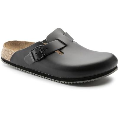 Birkenstock Boston Super Grip Natural Leather Men's and Women's Clogs Work Shoes Non-Slip Rubber EVA Sole According to EN ISO 20347 Anatomically Shaped Cork Latex Footbed Birkenstock Boston Super Grip Natural Leather Men's and Women's Clogs Work Shoes Non-Slip Rubber EVA Sole According to EN ISO 20347 Anatomically Shaped Cork Latex Footbed