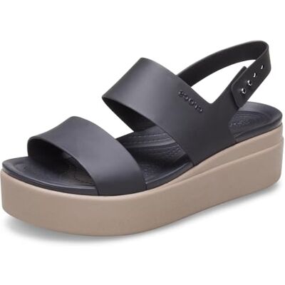 Crocs Brooklyn Low Wedge W Blk/Mrm Crocs Brooklyn Low Wedge W Blk/Mrm