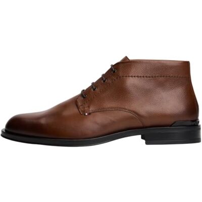 Tommy Hilfiger Men’s Corporate Leather Ankle Boots Tommy Hilfiger Men’s Corporate Leather Ankle Boots