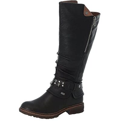 Rieker Women's 94789 Knee High Boot, Black, 7.5 UK Rieker Women's 94789 Knee High Boot, Black, 7.5 UK
