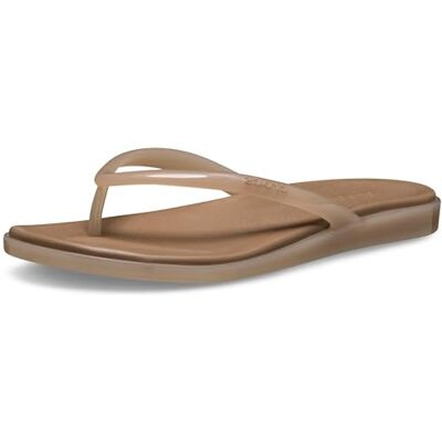 Crocs Women,Miami Jelly Round Toe Flip, Milk Chocolate Jelly, 9 UK Women Crocs Women,Miami Jelly Round Toe Flip, Milk Chocolate Jelly, 9 UK Women