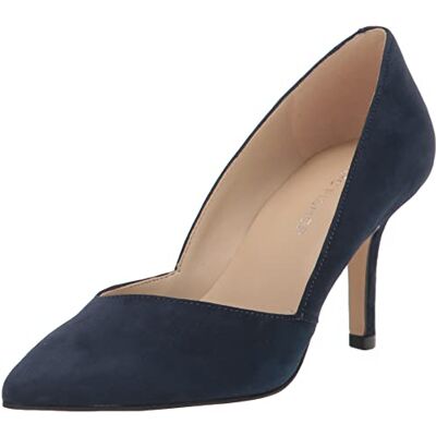Marc Fisher Womens Tuscany2 Pointed Toe Classic Pumps, Blue, Size 6.5 US / 4.5 U US Marc Fisher Womens Tuscany2 Pointed Toe Classic Pumps, Blue, Size 6.5 US / 4.5 U US