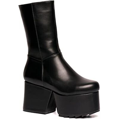 LAMODA Shadow Cries Chunky Platform Wedge Boots, UK 8 LAMODA Shadow Cries Chunky Platform Wedge Boots, UK 8