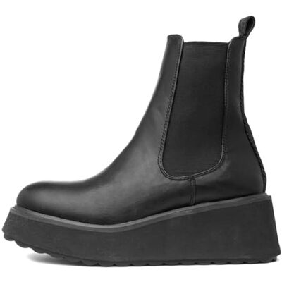 Rocket Dog Heyday Womens Black Platform Ankle Boot Size 3.5 UK Black Rocket Dog Heyday Womens Black Platform Ankle Boot Size 3.5 UK Black