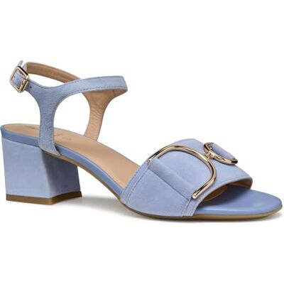 Geox D NEW ERAKLIA 50 B, Women’s Heeled Sandal, Lt Blue, Geox D NEW ERAKLIA 50 B, Women’s Heeled Sandal, Lt Blue,