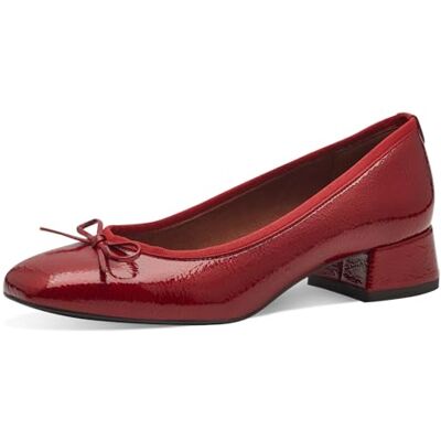 Tamaris Women's Classic Pumps, Women's Heel Shoes, Touchit Footbed, red, 4 UK Tamaris Women's Classic Pumps, Women's Heel Shoes, Touchit Footbed, red, 4 UK