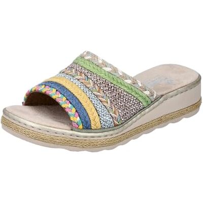 Rieker Women's 61798 Mules, multicoloured, 3.5 UK Rieker Women's 61798 Mules, multicoloured, 3.5 UK
