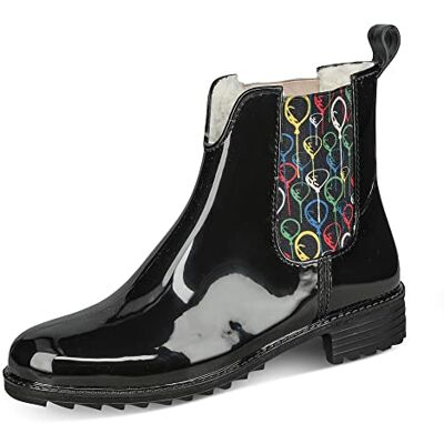 Rieker Women's P8280-09 Wellington Boots, Black Black Multi P8280 09, 3.5 UK Rieker Women's P8280-09 Wellington Boots, Black Black Multi P8280 09, 3.5 UK