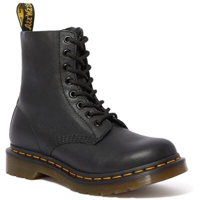 Dr. Martens Girls 1460 Pascal Boat Shoes, Black Black Virginia 006, 3 UK Dr. Martens Girls 1460 Pascal Boat Shoes, Black Black Virginia 006, 3 UK