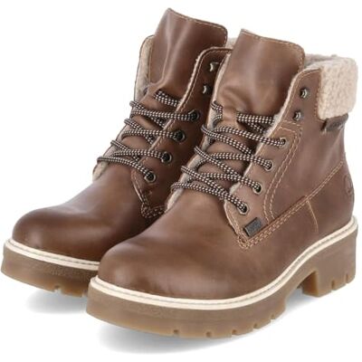 Rieker Y8118-22 Women's Lace-Up Boots Faux Leather Brown, brown, 6.5 UK Rieker Y8118-22 Women's Lace-Up Boots Faux Leather Brown, brown, 6.5 UK