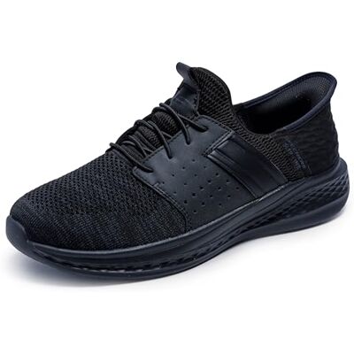 Skechers USA Men's Slade-Ocon 210811 Knitted Bungee Lace Slip-Ins, Black, 7.5 UK Skechers USA Men's Slade-Ocon 210811 Knitted Bungee Lace Slip-Ins, Black, 7.5 UK