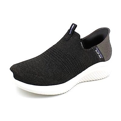 Skechers Women's Ultra Flex 3.0 Smooth Step Sneaker, Black, 3.5 UK Skechers Women's Ultra Flex 3.0 Smooth Step Sneaker, Black, 3.5 UK
