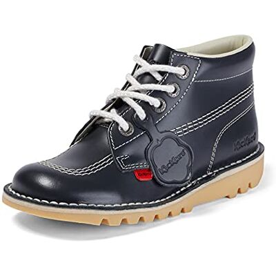 Kickers Kick Hi Classic Ankle Boots, Blue, 4 UK Kickers Kick Hi Classic Ankle Boots, Blue, 4 UK