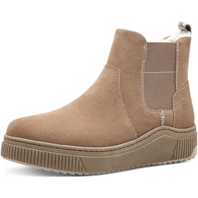 Tamaris Comfort Women’s Winter Boots Flat Leather Water-Repellent, Camel, 5 UK Tamaris Comfort Women’s Winter Boots Flat Leather Water-Repellent, Camel, 5 UK