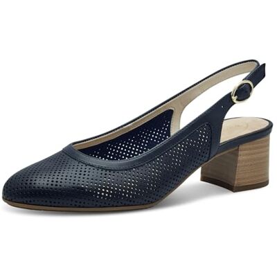 Tamaris Comfort Women’s Slingback Pumps Leather Elegant, Navy, 3,5 UK Tamaris Comfort Women’s Slingback Pumps Leather Elegant, Navy, 3,5 UK