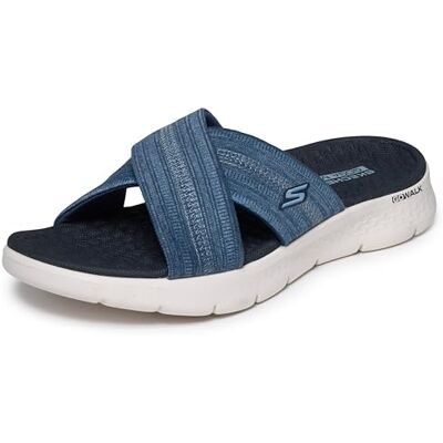 Skechers Women's On-the-go Go Walk Flex Sandal ImpressedSlide Sandal Spring Summer Collection Mules Sandal Slip On Lightweight Skechers Women's On-the-go Go Walk Flex Sandal ImpressedSlide Sandal Spring Summer Collection Mules Sandal Slip On Lightweight