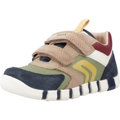 Geox B IUPIDOO BOY First Walker Shoe, Navy/Pistachio, 7.5 UK Child Geox B IUPIDOO BOY First Walker Shoe, Navy/Pistachio, 7.5 UK Child