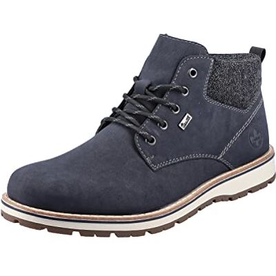 Rieker TEX 38419 Men's Lace-Up Ankle Boots Water-Repellent, Blue 16, 40 EU Rieker TEX 38419 Men's Lace-Up Ankle Boots Water-Repellent, Blue 16, 40 EU