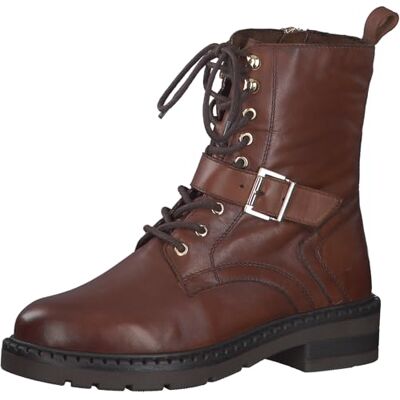 MARCO TOZZI Women's Laced Bootie 2-25234-43 Mid Calf Boot, Cognac, 3.5 UK MARCO TOZZI Women's Laced Bootie 2-25234-43 Mid Calf Boot, Cognac, 3.5 UK