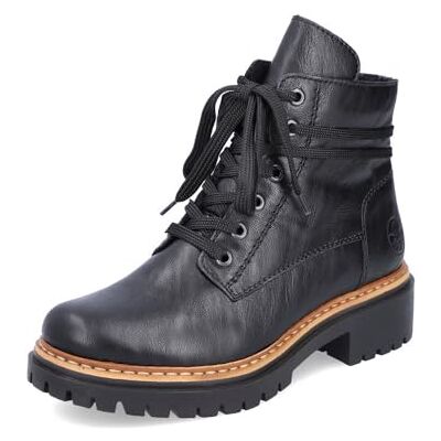 Rieker 72603 Women's Lace-Up Ankle Boots, Black 00, 5 UK Rieker 72603 Women's Lace-Up Ankle Boots, Black 00, 5 UK