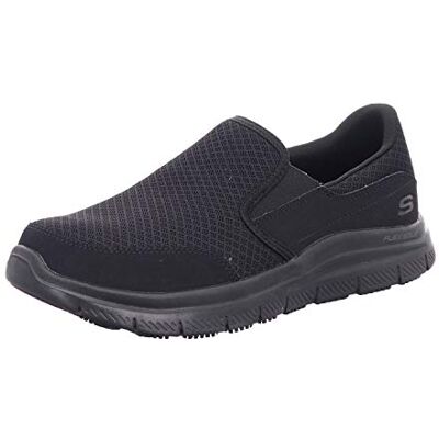 Skechers Men's Flex Advantage SR MCALLEN Food Service Shoe, Black , 10 UK medium Skechers Men's Flex Advantage SR MCALLEN Food Service Shoe, Black , 10 UK medium