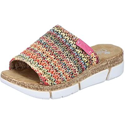 Rieker Women's V2369 Mules, multicoloured, 5 UK Rieker Women's V2369 Mules, multicoloured, 5 UK