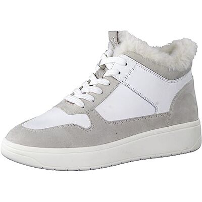 CAPRICE Women's high-top sneakers with lining Winter, Multicolor (Lt.Grey/White), 6 UK CAPRICE Women's high-top sneakers with lining Winter, Multicolor (Lt.Grey/White), 6 UK