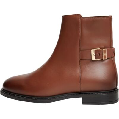 Tommy Hilfiger Women's Th Buckle Leather Ankle Boot Fw0fw09486Ankle Boots Tommy Hilfiger Women's Th Buckle Leather Ankle Boot Fw0fw09486Ankle Boots