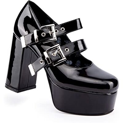 LAMODA My Collection Platform Heels, UK 5 Black Patent LAMODA My Collection Platform Heels, UK 5 Black Patent