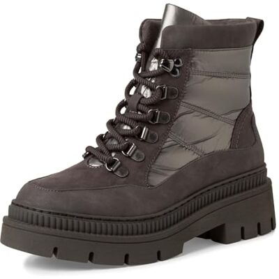 MARCO TOZZI Women's Laced Bootie 2-26224-41 Fashion Boot, Pewter Comb, 6 UK MARCO TOZZI Women's Laced Bootie 2-26224-41 Fashion Boot, Pewter Comb, 6 UK