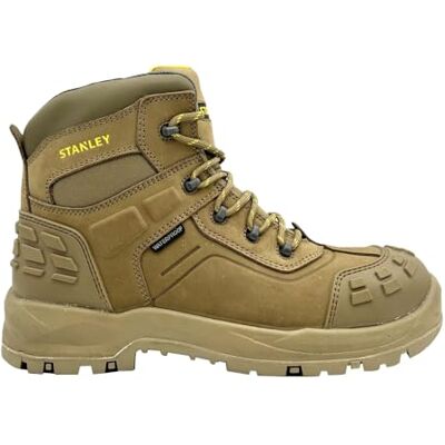 Stanley Atlanta Waterproof Safety Boots UK 11 EUR 46, made in premium Nubuck leather, with a breathable waterproof membrane (inside the boot). Fitted with a steel toe and midsole Stanley Atlanta Waterproof Safety Boots UK 11 EUR 46, made in premium Nubuck leather, with a breathable waterproof membrane (inside the boot). Fitted with a steel toe and midsole