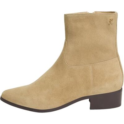 Tommy Hilfiger Women's Suede Ankle Boot W Zip Fw0fw09922Low Boots Tommy Hilfiger Women's Suede Ankle Boot W Zip Fw0fw09922Low Boots