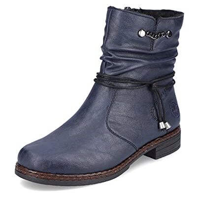 Rieker Women's Classic Ankle Boots 75160, Women's Ankle Boots, Blue 14, 3.5 UK Rieker Women's Classic Ankle Boots 75160, Women's Ankle Boots, Blue 14, 3.5 UK