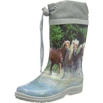 Beck Girls Horses Wellington rain boots Beck Girls Horses Wellington rain boots